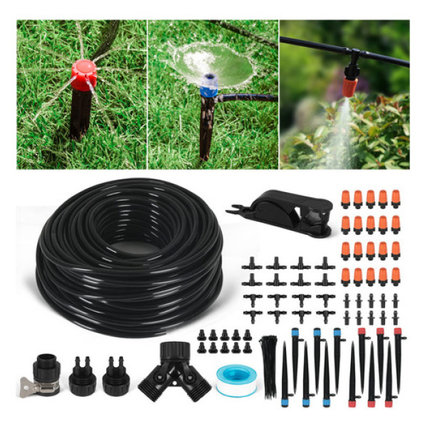 Kit De Irrigação Por Gotejamento Aomedeelf, Sistema De Irrigação De Jardim