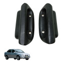 Par Puxador Interno Porta Traseira Corsa Classic 2000 2004 Preto Traseira