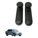 Par Manivela Vidro Porta Dianteira Corsa Classic 2000 2004 Preto