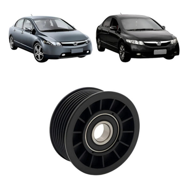 Polia Estriada Tensor Correia Alternador Civic Accord Vetor