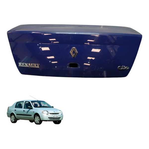Tampa Traseira Do Porta Malas Clio Sedan 2001 2004 (usado) Azul