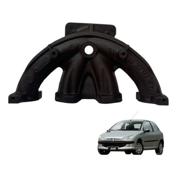 Coletor De Escape Peugeot 206 1.4 2005 2008 Original (usado)