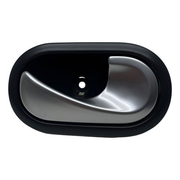 Macaneta Interna Porta Traseira Direita Megane 2007 2011 Preto