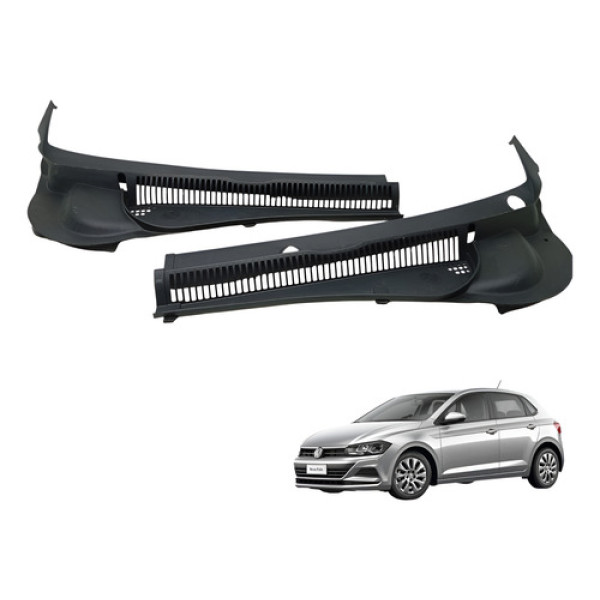 Par Grade Da Churrasqueira Vw Polo 2018 2019 2020 (usado) Fosco