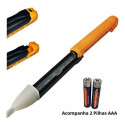 Caneta Detectora De Tensão Exbom Fepro-dt90 1000v Luminoso Sonoro