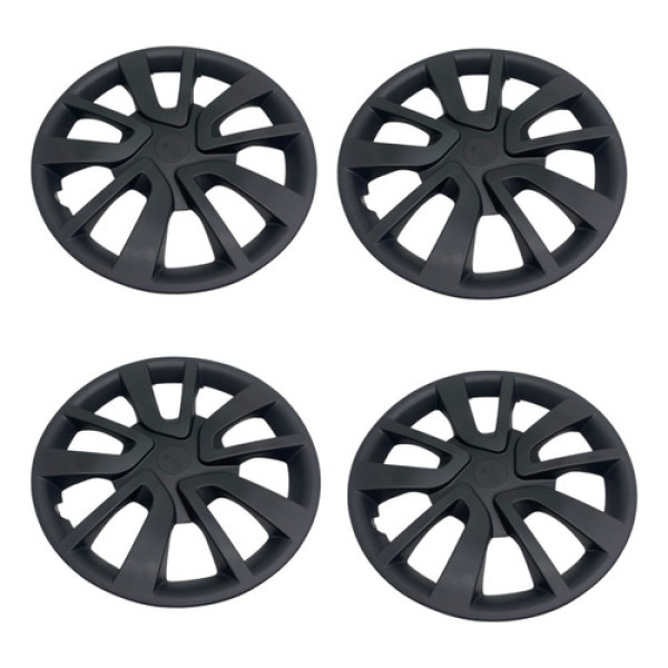 Jogo Calota Grid Aro 15 Modelo Peugeot 207 208 307 Preto