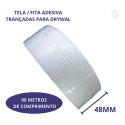 Fita Telada Adesiva Trançada Para Drywall 48mmx90m