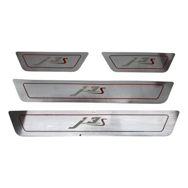Kit Soleira Adesivo Protetor De Porta Jac J3 S 2014 (usado) Prateado