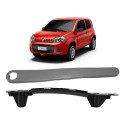 Puxador E Moldura Manual Fiat Uno Vivace 2 Portas Esquerdo Cinza-escuro