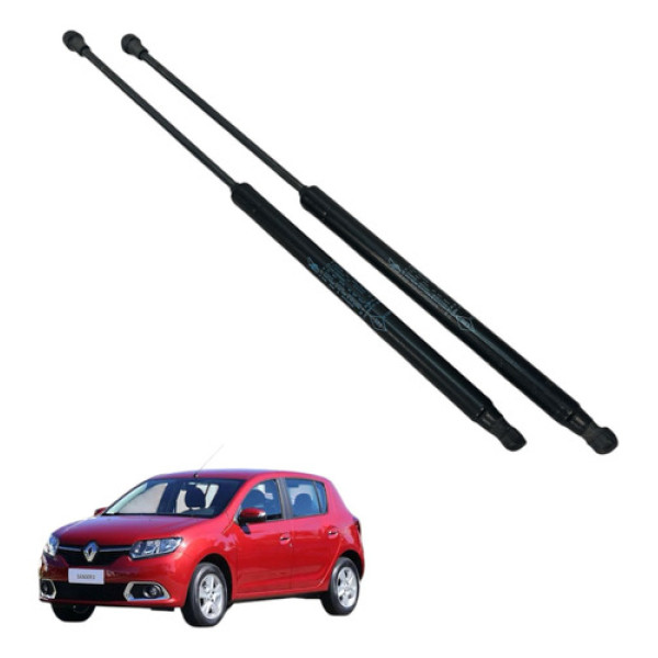 Par Amortecedor Da Tampa Traseira Sandero 2015 2017 ( Usado)