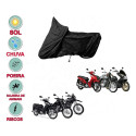 Capa De Cobrir Moto Em Couro 100% Forrada Modelos Honda Preto