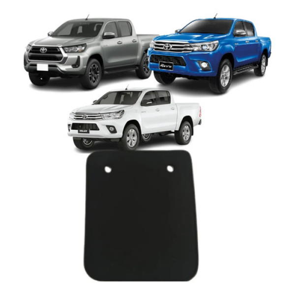 Parabarro Interno Bolacha Defletor Traseiro Hilux 2016 2024