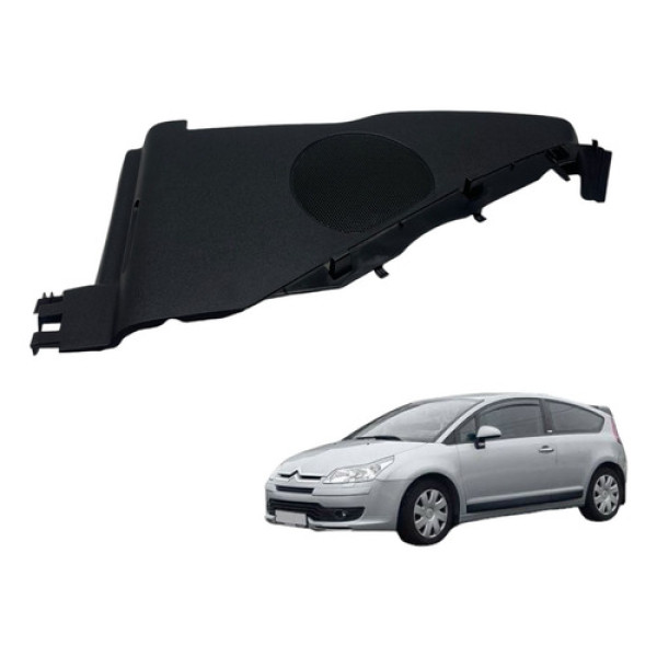 Suporte Tampao Bagagito Esquerdo Citroen C4 Vtr 2007 2009 Preto