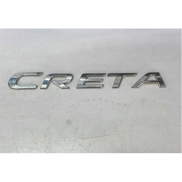 Emblema Letreiro Creta Tampa Traseira Hyundai Creta 2021