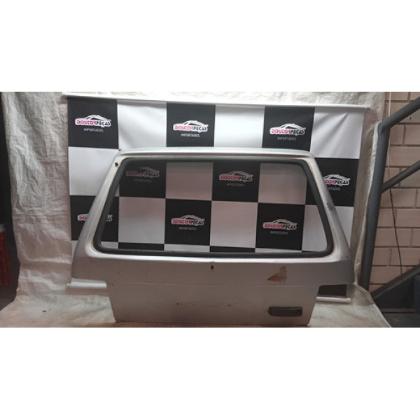 Tampa Traseira Fiat Uno Mille 91/00 Prateado