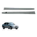 Par Friso Da Porta Traseira Corsa Classic 2001 2002 2003 Branco