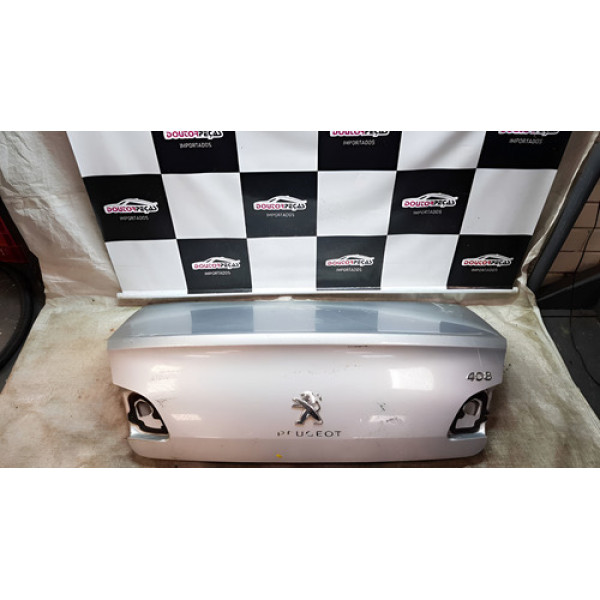 Tampa Traseira Peugeot 408 11/15 Prateado