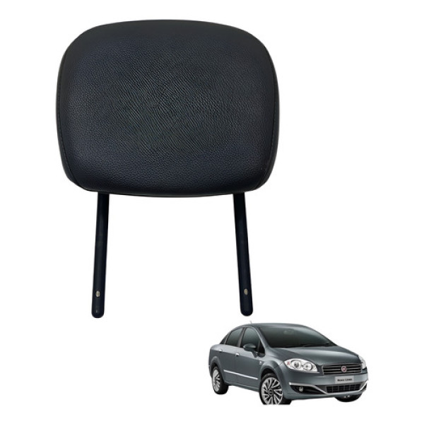 Encosto Apoio De Cabeca Banco Traseiro Linea 2010 (usado) Cinza