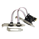 Placa Pci Express Dex 2 Portas Seriais 1 Paralela Low Profile Dp-03