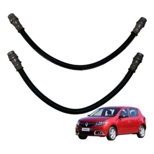 Par De Flexivel Freio Traseiro Sandero Logan 1.0 2015 2017 