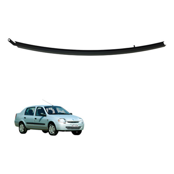 Guia Do Vidro Porta Traseira Direita Clio 2001 2004 (usado) Preto