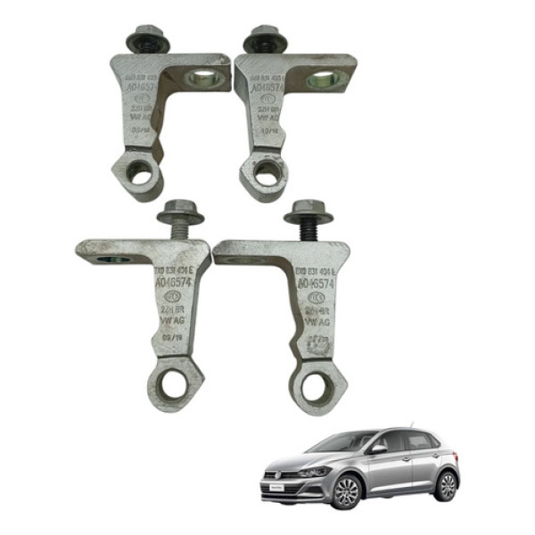 Kit Dobradica Porta Dianteira Vw Polo 2018 2019 2020 (usado)