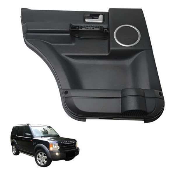Forro Porta Traseira Esquerda Discovery 3 2007 2009 (usado) Preto