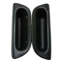 Par Puxador Interno Porta Traseira Corsa Classic 2000 2004 Preto Traseira