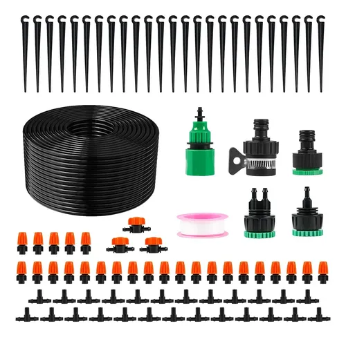 Kit Irrigação Nebulização Completo Névoa + 20m Tubo