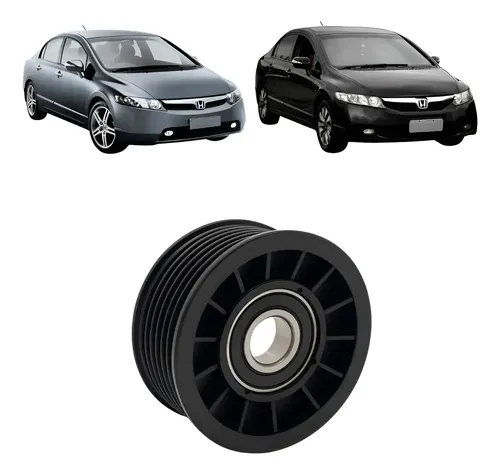 Polia Estriada Tensor Correia Alternador Civic Accord Vetor