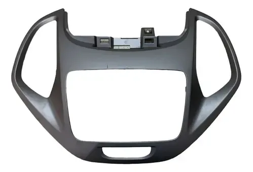 Moldura Central Painel Radio Difusor Ford Ka 2018 2021 Prateado